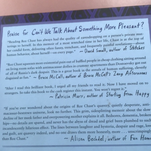 Hardcover Book: can’t we talk about something more pleasant? by Rob Chast - Picture 10 of 13